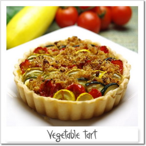 野菜のタルト