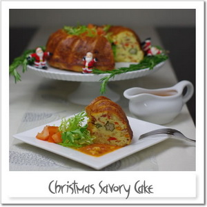 クリスマス用ケーク・サレ