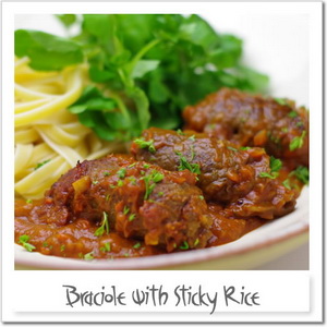 牛肉ともち米のブラショーレ