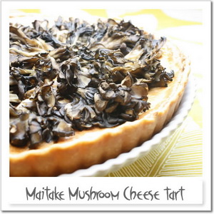 舞茸のチーズタルト