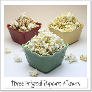 ３種のオリジナルポップコーン