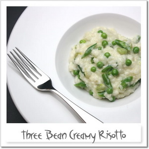 3種のお豆のクリーミーリゾット
