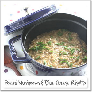 ポルチーニ茸とブルーチーズのリゾット