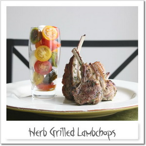 ラムチョップの香味焼き