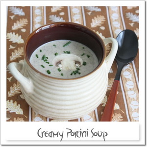 ポルチーニ茸のクリームスープ