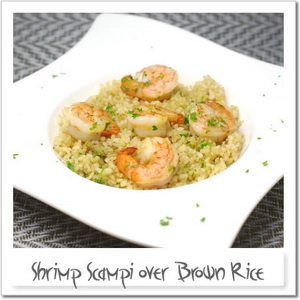 玄米のシュリンプ・スキャンピ